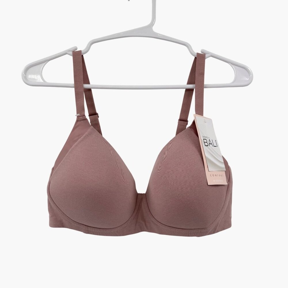 NEW Beauty by Bali Comfort Wirefree T-Shirt Bra - Size 38D